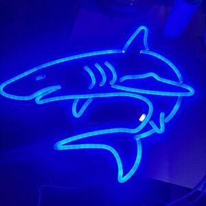 Blue Shark LED Neon Light